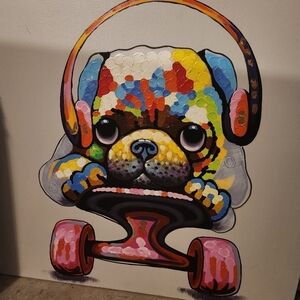 Colorful Pug Art Canvas